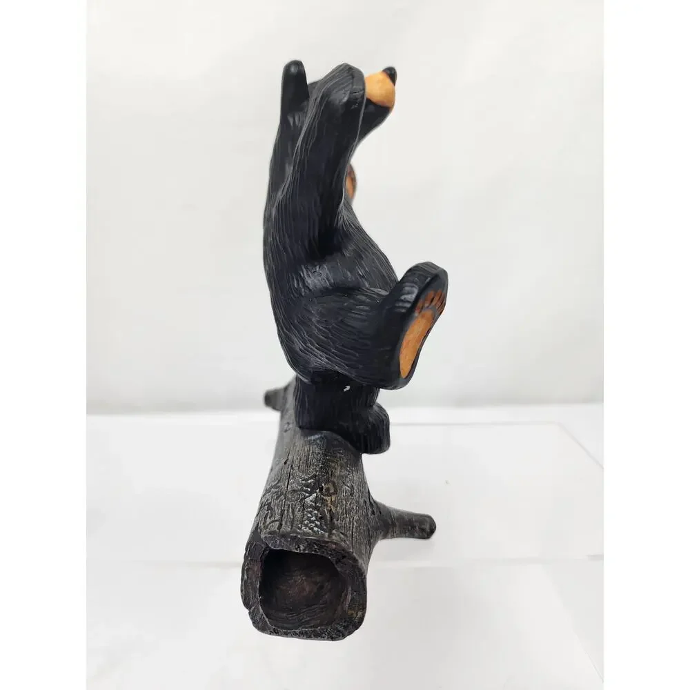 Bearfoots Bears Hap On Log Arms Up 6 x 6.5